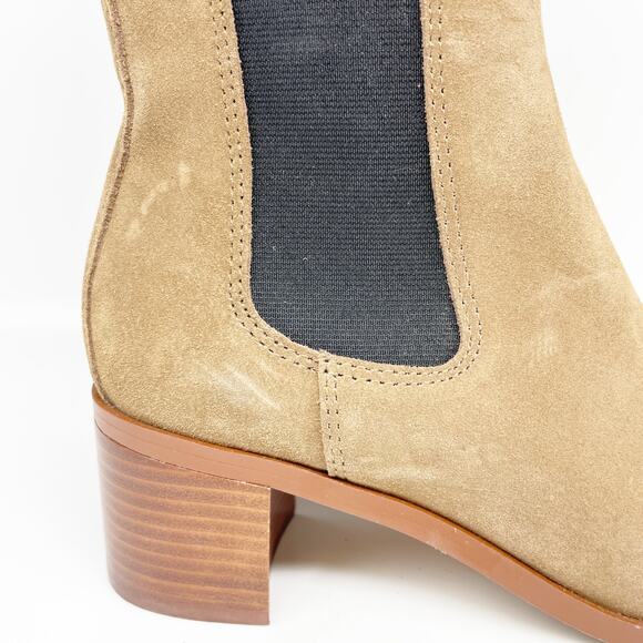 Steve Madden Women's Rhiannon Chelsea Boot Cognac Suede Size 8 M - Picture 11 of 12